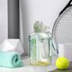 thumbnail image 5 of Botella de agua deportiva de gran capacidad 1700ml | Hervidor de plástico impermeable con correa | Opciones de consumo doble, Guía de hidratación, Duradero, Negro/Verde/Rosa/Blanco, Fitness al aire, 5 of 6
