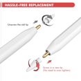 thumbnail image 4 of 4 Pack White Replacement Tips for Apple Pencil 1st & 2nd Gen - Stylus Pen Nibs for iPad Pro Pencil, 4 of 9