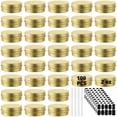 thumbnail image 2 of 100PCS Small Aluminum Cans, 2oz Metal Round Tins, 60ml Metal Container with Screw Lid, DIY Candle Making Jar, Refillable Cans for Lotion Bars, Balms, Salves, Spices, Tea Leaves, Beads, 2 of 6