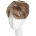 thumbnail image 1 of Yanonmyfd Short Hair Toppers with Bangs 7" x 7" for Women with ThinningHair Synthetic Wigs for Women with Thinning Hair(Grey), 1 of 14