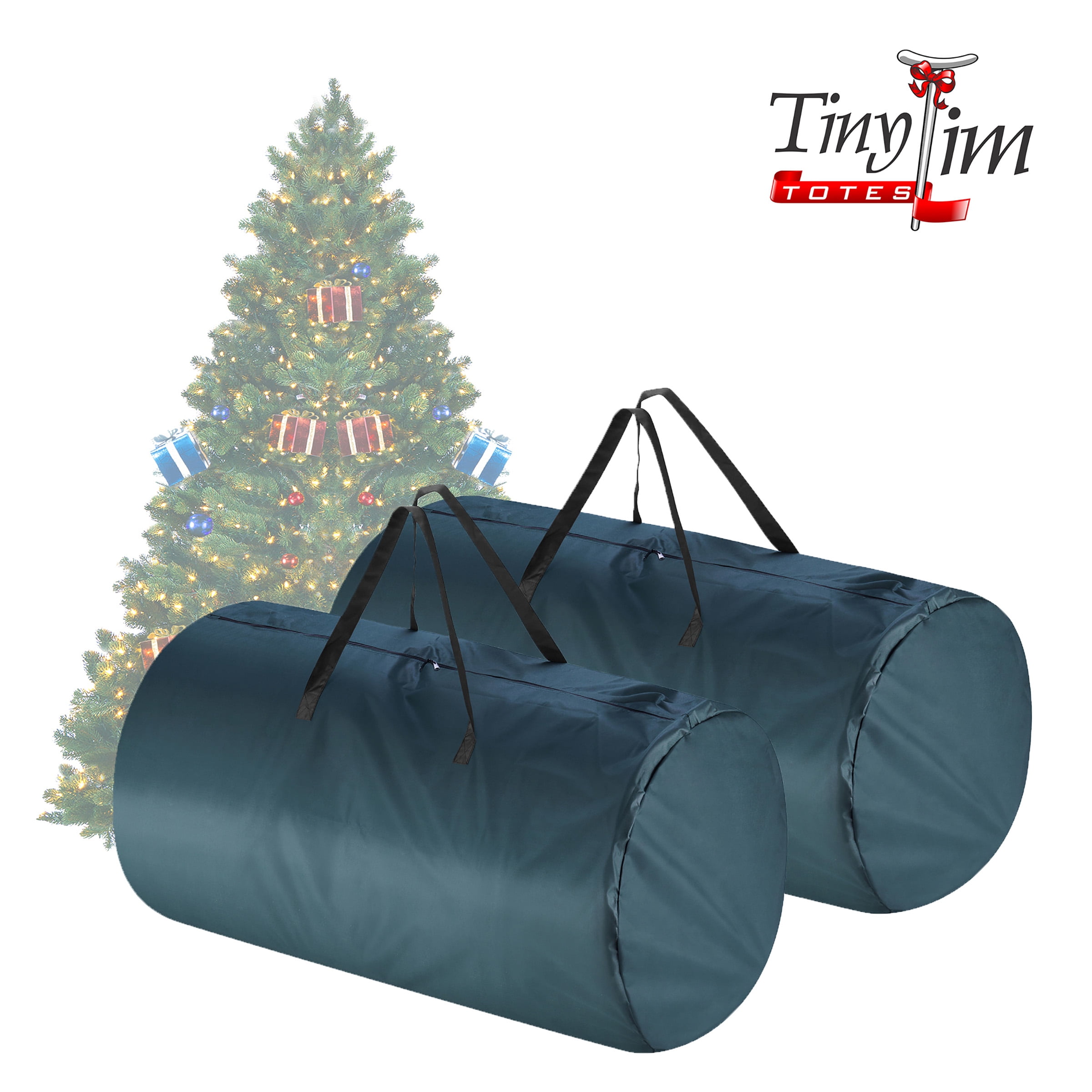 Christmas Tree Storage BagsSet of 2For 7.516 Ft Artificial TreesPremium CanvasProtect