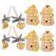 thumbnail image 4 of 1 Set Vibrant Bee Ornaments Honeycomb Decorations for Themed Parties Bridal Showers Spring Celebrations Reusable Easy Install Tiered Tray Decor, 4 of 5