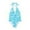 Blue, variant on REDARER Big Girls Swimsuit Hanging Neck Swimsuit Triangle Swimsuit Milk Leopard Pattern Swimsuit,Girls Swimsuit,11-12 Years