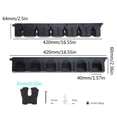 thumbnail image 4 of CEORPER Wall-mounted ABS Fishing Rod Display Rack Fixed Base Support Collection Holder, 4 of 8