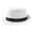 White, variant on XMMSWDLA Black Top Hat, Fashion Gentleman Hat with Big Head Circumference, Top Man Hat Baseball Cap Men