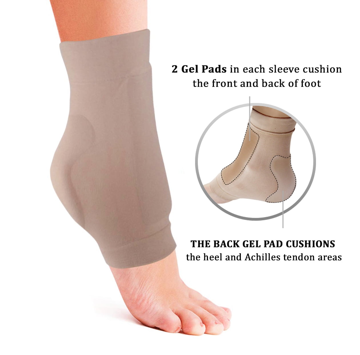 Bunga Pads® Small Boot Bumper PROTECTS FRONT & BACK of FOOT FAMOUS PROTECTION 