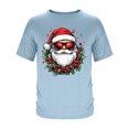 thumbnail image 4 of Tops para hombre, blusas y camisas de manga corta con cuello redondo para hombre, camiseta informal con cuello redondo y estampado para hombre, blusa de manga corta, blusa de poliéster para hombre, 4 of 4