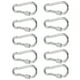 thumbnail image 4 of 10 Uds Mosquetón de Acero Inoxidable ANGGREK Clip Gancho de Resorte para Llaves Juego de Columpio Camping Pesca Senderismo Viajes, 4 of 8