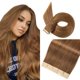 thumbnail image 1 of Extensiones de pelo YNSNR Tawny Brown 45 cm, 20 unidades, Remy, 1 of 6