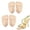 Beige*2pairs, variant on Metatarsal Pads for Women Ball of Foot Cushions Soft Shoe Inserts for High Heels