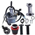 thumbnail image 2 of Carburetor with Air Filter, Intake Manifold & Handle Grip Replacement for XR70R 1998-2003, 2 of 5