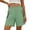Green, variant on Hurxie Women's Hiking Cargo Shorts Quick Dry Lightweight Athletic Outdoor Shorts for Workout with Zipper Pockets Navy,M