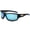 Black framed ice blue, variant on polarized sports sunglasses for men and women, driving sunglasses, night vision sunglasses, cycling, running, fishing, golf goggles, unbreakable frame