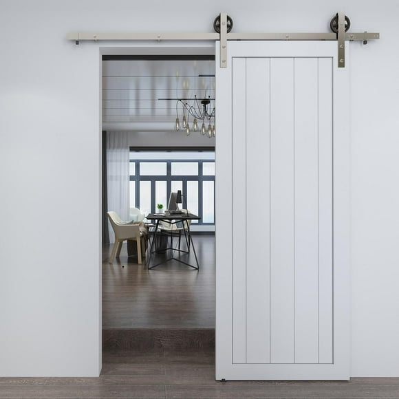 Wood & Hart 42" Rustic Porte de Grange en Pin Noueux