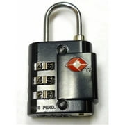 Chicago Case Co 61-6147 TSA Padlock TSA Approved 3-digit combination padlock
