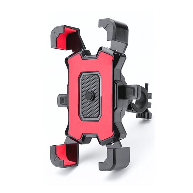 Soporte para teléfono de bicicleta Montaje de bicicleta ajustable antideslizante 4.5-6.8 pulgadas Portátil Ciclismo Ciclismo Racing Soporte de montaje Accesorio rojo para manillar Inevent EL015524-05B