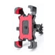 thumbnail image 1 of Cateissary Soporte de teléfono para bicicleta, soporte de bicicleta ajustable antideslizante de 4,5-6,8 pulgadas, accesorio de soporte de montaje portátil Electrónica Rojo para manillar, 1 of 6