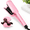 Pink-2 Barrel (1.25 Inch), variant on Beauty Hair Waver - Double Crimper Beach Waves Curling Iron Babe X Adjustable Temperature Curler Styling Tools 1.25" Pink