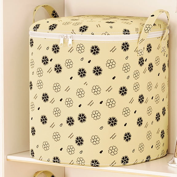 kladzum Storage Bins with Lids, Foldable Storage Bins with Handles, Closet Organizers Large Capacity Moving Packaging Bag Clothes Quilt Proof and Proof Clothing Storage Box Storage Bag