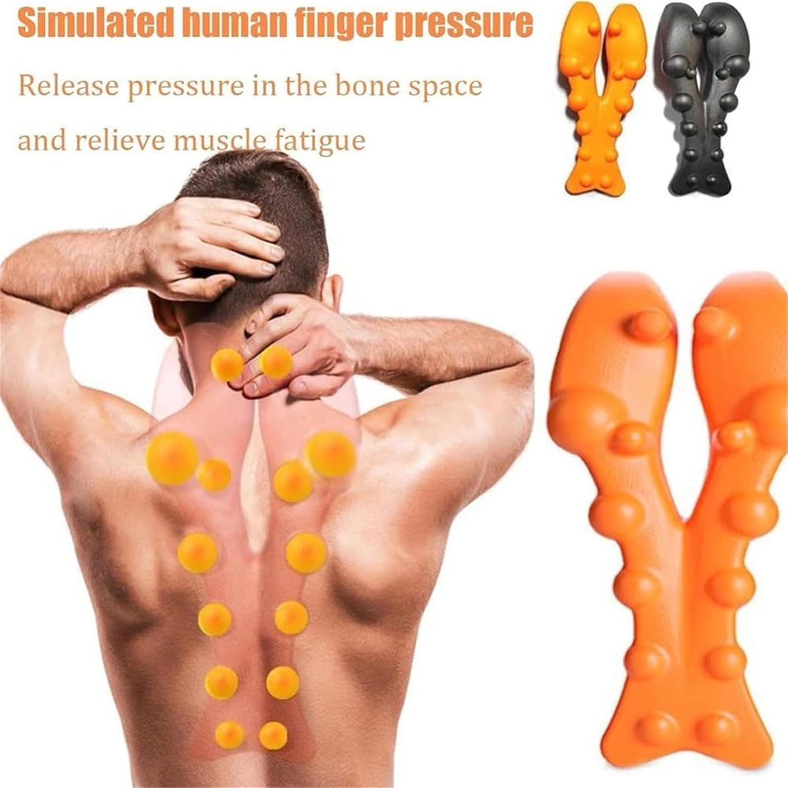 Therapoint Trapezius Massager Neck and Shoulder Trigger Point Tool for Muscle Relaxation and Tension Release