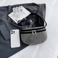 thumbnail image 4 of Bolso De Pecho Con Diamantes De Imitación Riñonera Brillante Para Teléfono Móvil Para Mujer Para Fiesta De Niñas Al Aire Libre (Plata) Tmvgtek Para Estrenar, 4 of 9