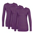 thumbnail image 1 of Sivvan Lot de 3 T-Shirts à Manches Longues Confort pour Femmes, 1 of 4