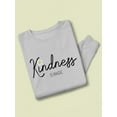 thumbnail image 3 of Kindness Is Magic Daisy Sweatshirt Women -Image by Shutterstock, Female 5X-Large, 3 of 4