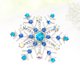 thumbnail image 5 of EeaseMX Broche de copo de nieve con diamantes de imitación, broche de copo de nieve para el pecho, broche de aleación delicado para el pecho, 5 of 7