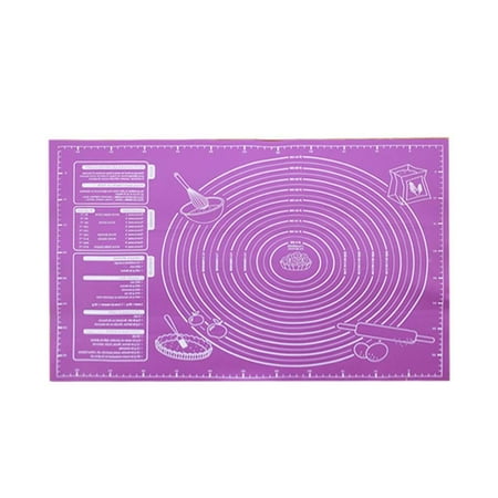 

Rainbow 60*45CM Large Baking Mat Scale Design Silicone Pastry Mat Non-stick Baking Sheet Rolling Mat for Cake Fondant Process
