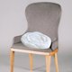 thumbnail image 1 of Cojín del asiento Almohadilla en forma de flor rosa Decoración de oficina antideslizante , Beige, 1 of 8
