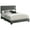 Multi-color, variant on Monarch Bed, Bedroom, Frame Only, Queen Size, Upholstered, Dark Grey Boucle