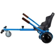 HoverTech 1 All In One Hover Cart Attachment For Hoverboard - Transform your Hoverboard into a Go Kart with Hovercart - Blue