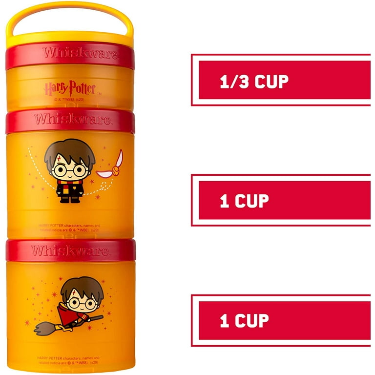 Whiskware Containers for Toddlers and Kids 3 Stackable Snack Cups