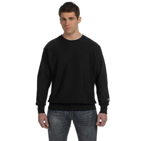 Adult Reverse Weave Crew Sweatshirt, Black