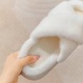 thumbnail image 2 of Womens Slippers Fluffy Slippers Ultra Soft Open Toe Fuzzy House Slippers Plush Fur Slippers Memory Foam Slippers for Womens Thick Sole, 2 of 8