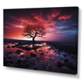 thumbnail image 2 of Designart "Blue Black Sky Euphony I" Landscapes Wall Decor, 2 of 5