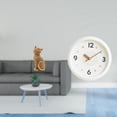 thumbnail image 2 of Figura de escritorio,Estatua de gato,linda decoración para estante o escritorio,Reloj de pared,Reloj de pared decorativo,moderno y elegante,Reloj de pared redondo silencioso,sin tictac,ideal, 2 of 8