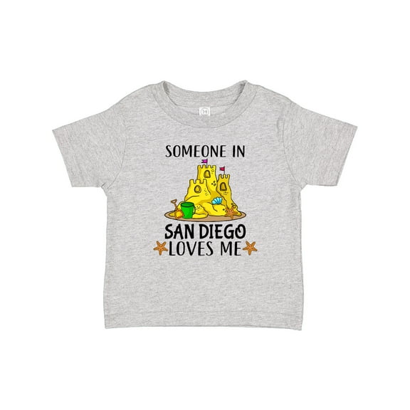 Inktastic Someone in San Diego Loves Me Boys or Girls Baby T-Shirt
