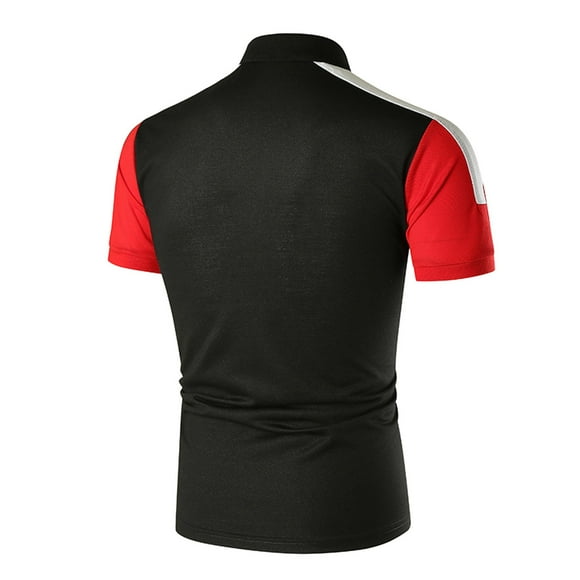 Cathalem Polo Shirt Moisture Wicking Tennis Shirts Mesh Sports T Shirt,Black S