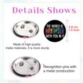 Positivity Motivational Button Pins(18 Pack,1.5 INCH)Inspirational ...