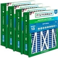 thumbnail image 1 of Filterbuy 20x20x5 MERV 13 (MPR 1900) Health Defense, Pleated HVAC AC Furnace Air Filters for Honeywell Return Grille FC40R1003 (4-Pack), 1 of 8