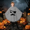 thumbnail image 2 of LILIYA Ages 3-12 Halloween Cloak Cape, Hooded Poncho for Fall Event, Cute Festive Motif, Cozy Durable Fabric, Everyday Holiday Outfit, 2 of 8