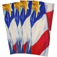 thumbnail image 5 of American Flag Tea Towels Set of 1 Bald Eagle Kitchen Dish Cloth with Hanging Loop, 18"x28"Lint-Free Absorbent Towel for Kitchen Drying Wiping and Cleaning, 5 of 6