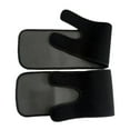 thumbnail image 1 of 2 piezas Correas de entrenador de muslos, envoltura de piernas, transpirable, manga de muslo de compresión, soporte de piernas de goma, cinturones de Negro, 1 of 7