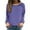 Beige, variant on Womens Striped Sweatshirts Trendy Colorblock Crewneck Pullover Loose Long Sleeve Casual Plus Size Cotton Tops (2XL, Purple)