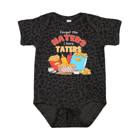 

Inktastic Forget the Haters I Have Taters with Fries and Gift Baby Boy or Baby Girl Bodysuit