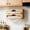 Beige-b, variant on Surpdew Wrap Organizer Dispenser with Cutter, Foil and Plastic Wrap Organizer Fits 12" Rolls, Plastic Wrap, Aluminum Foil, Wax Paper, Saran Wrap, Cling Wrap Holder for Kitchen Storage, Mountable