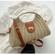 thumbnail image 3 of Bolso Cruzado de Paja Molodo Tote de Rattan con Asa Superior para Mujer, 3 of 7