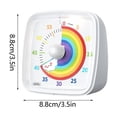 thumbnail image 3 of Visual Timer Multifunctional Mini Electronic Timer Sand Watch 10 Min for Grilling Countdown Clocks Shower Timer Football Kick Stand Kids Sand Timer for Kids 5 Minutes Pocket Pro Timer Timers Sand, 3 of 3