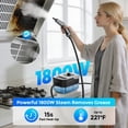 thumbnail image 4 of 7 in 1 Portable Steam Cleaner for Home with 1800W High Pressure, 15s Quick Heat-Up, 1600ML Large Tank, Handheld Steam Cleaner for Kitchen Upholstery, Tile, Car, Bathroom, Grout, Floor, 4 of 8